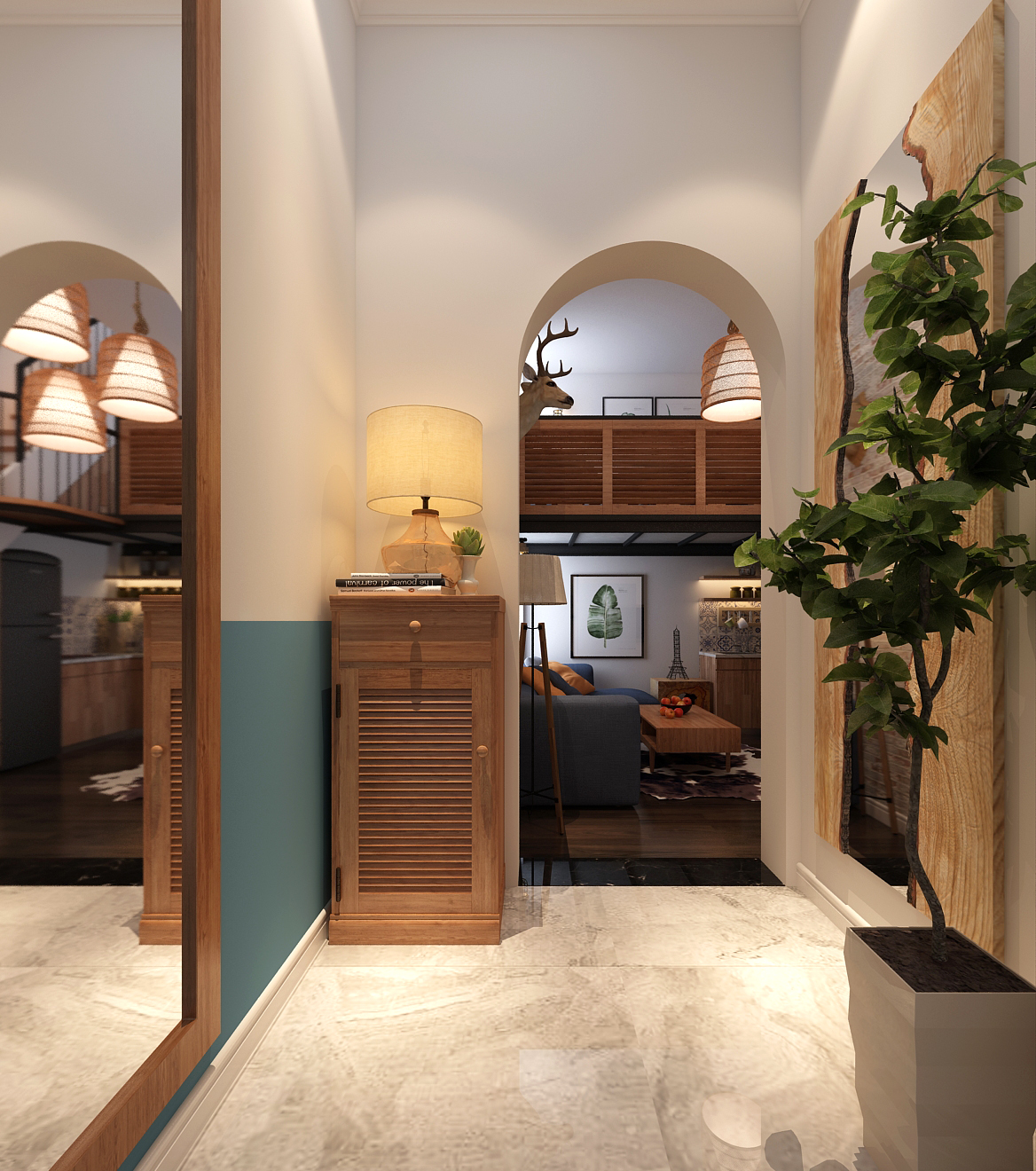 mẫu thiết kế homestay nhà ống